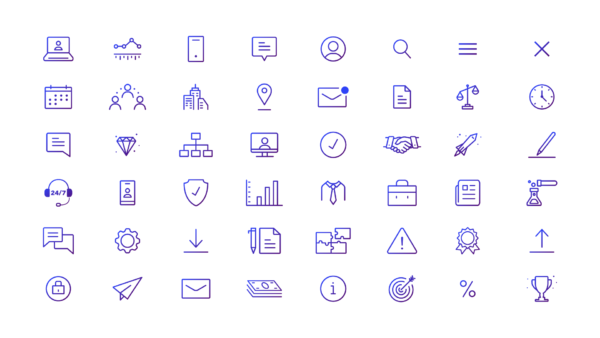 Outline-Business-Icons-Gradient-full-package-created-by-Shoops-Studio-Graphic-Design-v1